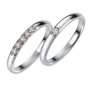 結婚指輪を夫婦で違うデザインにしたい！QDMのペアリング